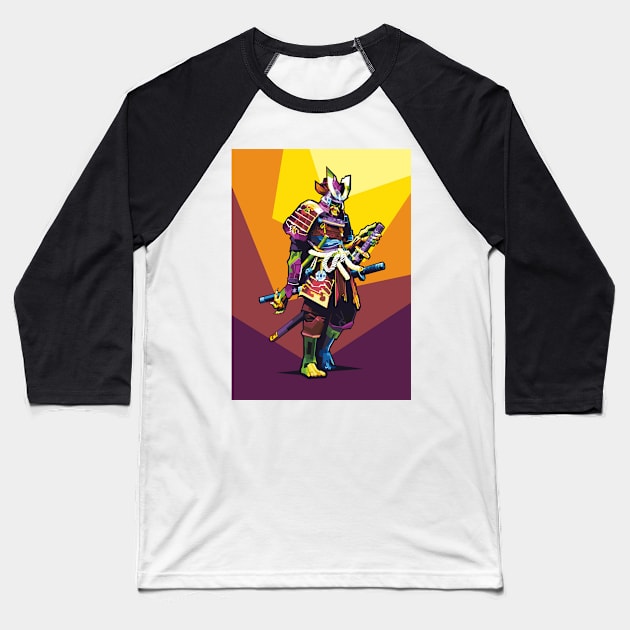 ghost samurai Baseball T-Shirt by Alkahfsmart